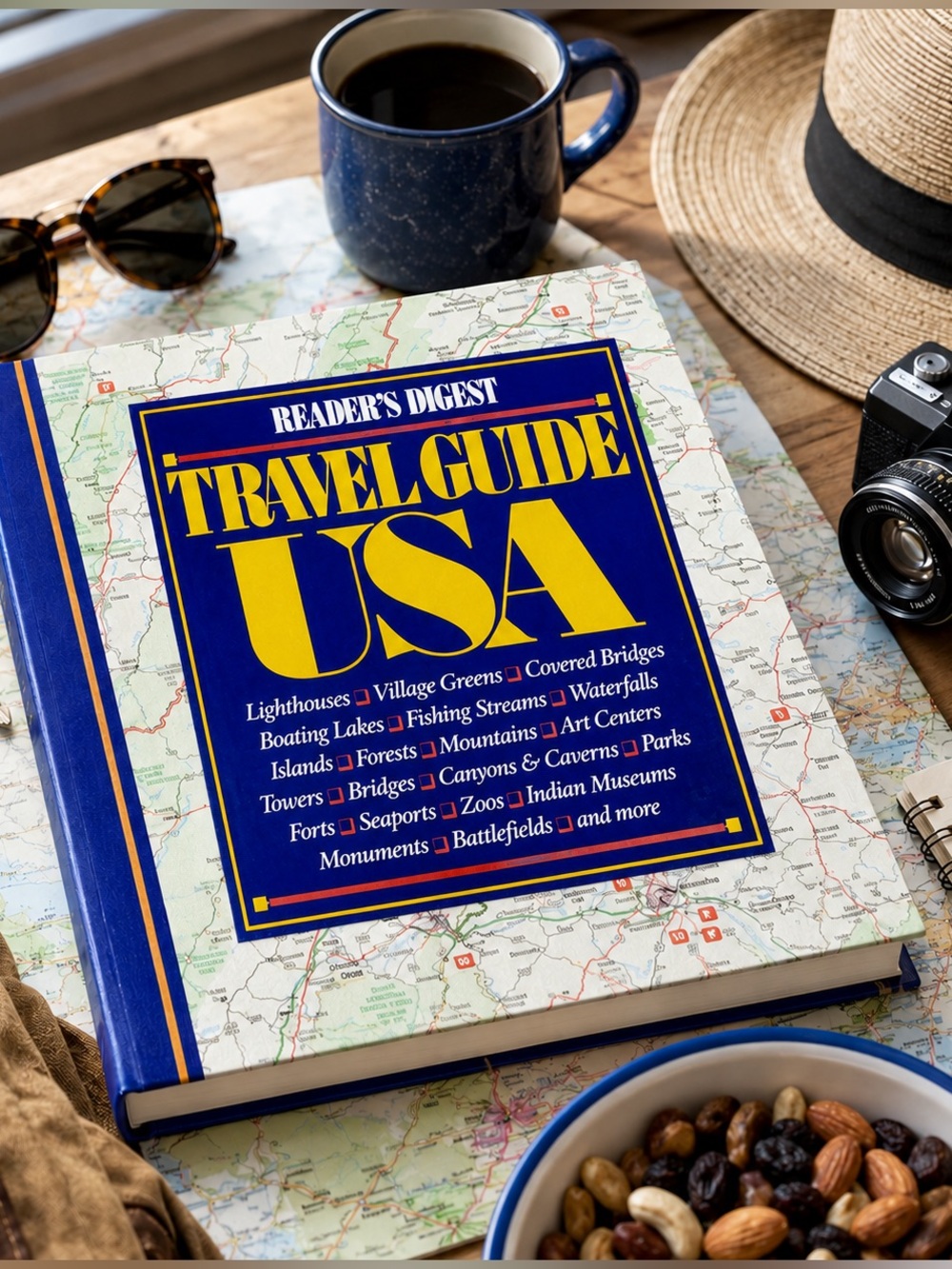 Reader’s Digest Travel Guide USA Hardcover Maps National Parks Road Trips 432P